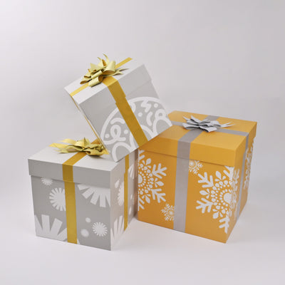 Custom Snowflake Pattern Gift Box