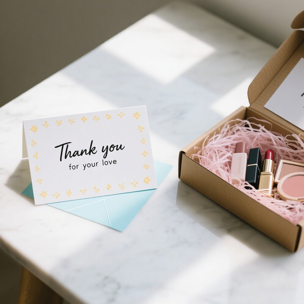 Custom Branded Digital Print Thank You Card